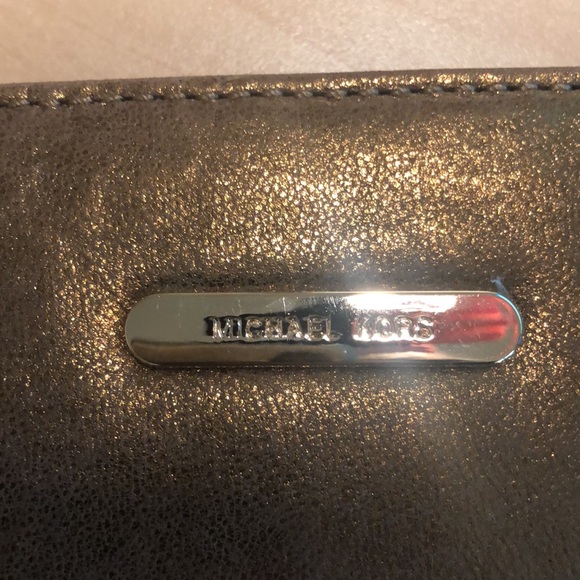 Michael Kors Bronze Leather Clutch - Picture 3 of 10
